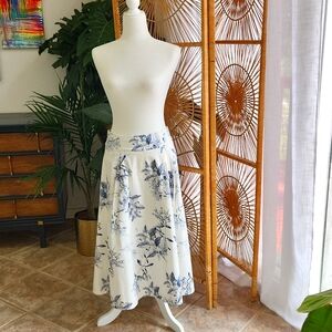 Alex Marie A-line midi skirt with pockets, size 8